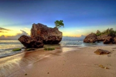 padang-padang beach tour - enjoy the beautiful sunset and rocky beach