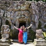the elephant cave temple in Ubud